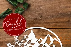 Christmas Tree Scene - SVG EPS DXF PNG PDF JPG Product Image 4