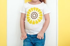 Flowers svg Sunflower svg of hearts Flower svg Product Image 4