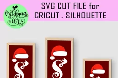 Santa stop here svg, christmas porch sign svg, Christmas svg Product Image 2