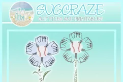 Proud Baseball Mom His Biggest Fan Flower with Leaves SVG Product Image 4