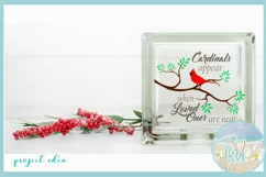 Cardinals Appear When Loved Ones Are Near Quote SVG Product Image 2