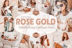 10 Rose Gold Mobile &amp; Desktop Lightroom Presets, Soft Cream Product Image 1