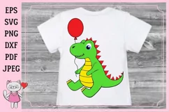 Dinosaur SVG cut files for crafters, DxF, PNG, Eps Product Image 3