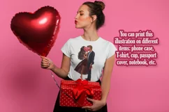 Valentine's Day Clipart, Love Couple Clip Art Product Image 5