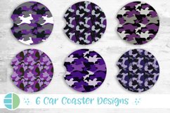 Camo Patterns Car Coaster PNG Sublimation Bundle Product Image 7