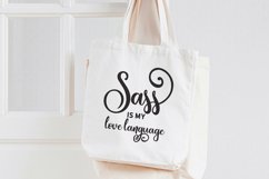 Sass is my love language SVG Product Image 4