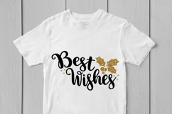 Best Wishes - Christmas SVG EPS DXF PNG Cutting Files Product Image 3