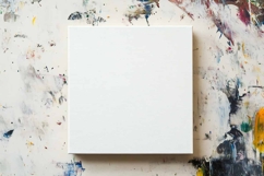 Art White Canvas Mockup Product Image 1