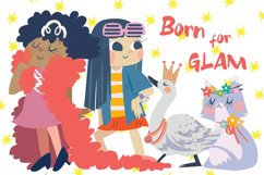 Born for Glam - Vector Illustration Product Image 1