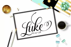 Luke 6 27-38 Bible verse SVG DXF EPS PNG Product Image 2