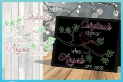 Cardinals Appear When Angels Are Near Foil Quill Single Line Product Image 5