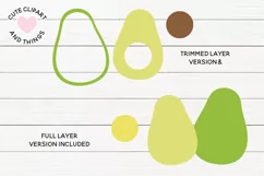 Avocado SVG Product Image 2