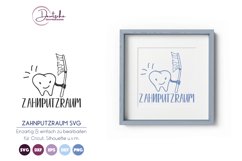 Zahnputzraum | Badezimmer SVG Zähneputzen Product Image 1