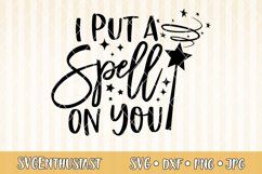 I put a spell on you SVG cut file Product Image 1