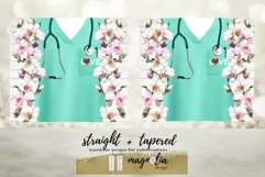 Nurse tumbler wrap png sublimatiion design Product Image 2