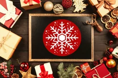 Christmas Clipart I Christmas Overlays I Holiday Graphics Product Image 4
