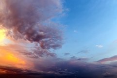 red bright clouds Product Image 1