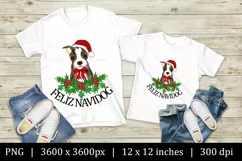 Feliz Navidog PNG | Sublimation and Iron on Printable Design Product Image 1