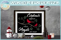 Cardinals Appear When Angels Are Near Christmas Quote Product Image 1