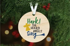 Hark the Herald Angels Sing SVG File - Christmas SVG File Product Image 6