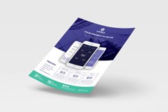 A4 Mobile App Advertisement Template Product Image 3