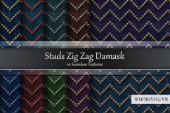 Studs Zig Zag Damask 10 Seamless Textures Product Image 1