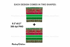 Christmas 20oz Skinny Tumbler Sublimation Design PNG Product Image 3