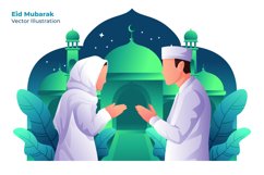 Eid Mubarak - Vector Illustration Product Image 1