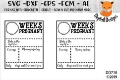 Weekly Pregnancy Board SVG Product Image 1
