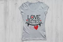 love bites svg, valentines day svg, love svg, heart svg. Product Image 2