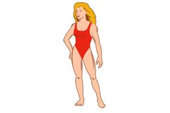 female wearing swimsuit Product Image 1