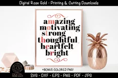 Mother Acronym - Mothers Day SVG, Mom Mama SVG Gift Quote Product Image 1