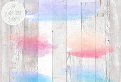 Soft Watercolor Brush Smear Clipart Product Image 5