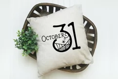 October 31 SVG Cut File - Halloween SVG PNG EPS DXF JPG Product Image 5
