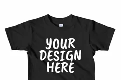 American Apparel 2105W Kids T-shirt Mock Ups - 10|PNG Product Image 2
