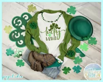 Lucky Mama St Patricks Day Quote Svg Dxf Eps Png Pdf Product Image 2