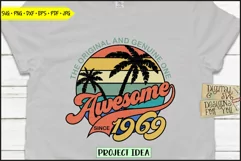 1969 Vintage Birthday | Vintage Birthday | Retro birthday Product Image 3