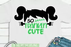 So Franken Cute svg, Halloween svg, Dxf, Cricut Cut Files Product Image 2