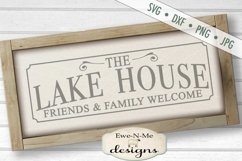 The Lake House SVG DXF File Product Image 1