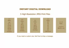 Watercolor moon phases print INSTANT DOWNLOAD Product Image 9