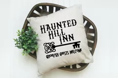 Haunted Hill Inn SVG Cut File - Halloween SVG PNG EPS DXF Product Image 2