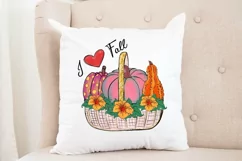 I Love Fall Most Of All, Happy Fall Yall, Fall Pumpkin PNG Product Image 2