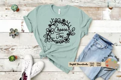 Choose Joy svg, Positive quote, Joy shirt diy, joyful svg Product Image 4