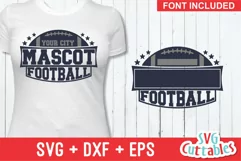 Football SVG | Football Template 0025 | Shirt Design Product Image 1