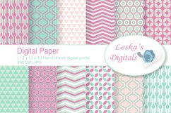 Geometric Digital Paper Patterns Product Image 1