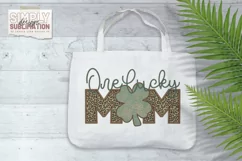 Faux Embroidery | One Lucky Mom| St. Patrick’s Day Png Product Image 3