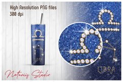 Libra. Zodiac Sign with Constellation 20oz SKINNY TUMBLER. Product Image 2