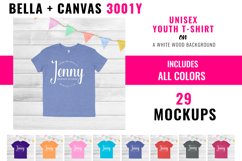 Bella Canvas 3001Y Youth Unisex Mockup Bundle Product Image 1