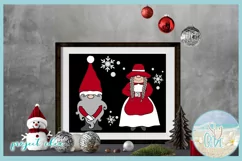 Mr and Mrs Gnome SVG Dxf Eps Png PDF Files for Cricut Product Image 2