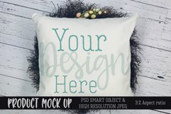 Spring Easter pillow Craft mock up | PSD & JPEG Product Image 1